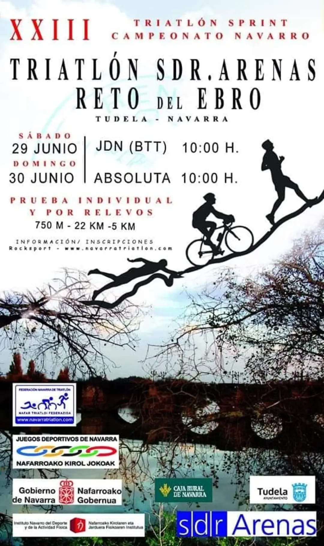 Inscripciones Triatl&oacute;n SDR Arenas Reto del Ebro (JDN Y Absoluta)